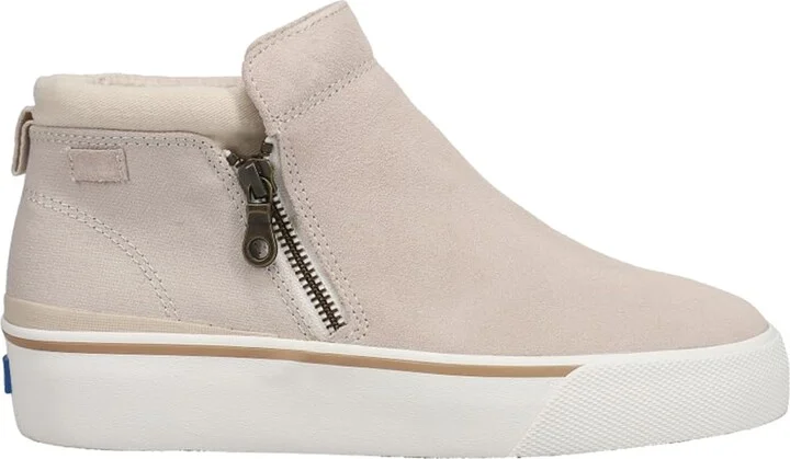 Keds Women's Core Cooper Zip Bootie Suede/Canvas Rain Boot