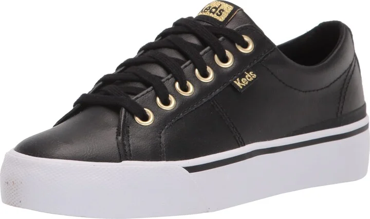 Black/Gold Leather