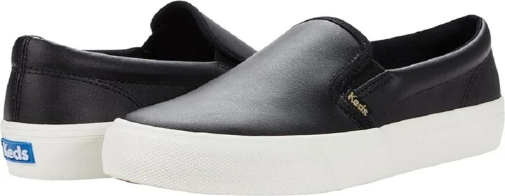 Keds Women's Jump Kick Leather Slip On Sneaker