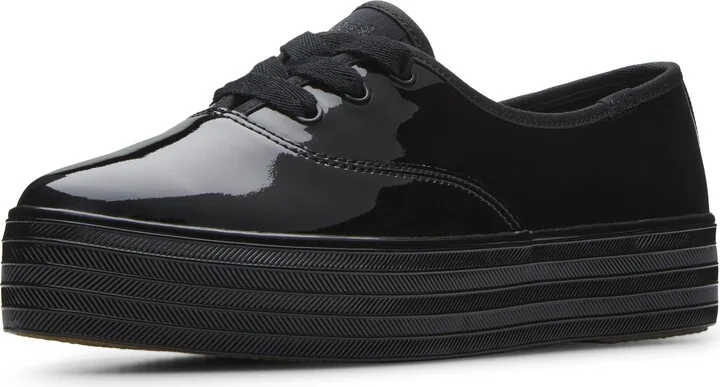 Black/Black Patent Leather