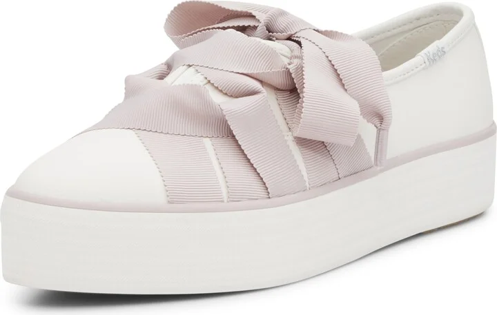 White/Pink Leather Ballet