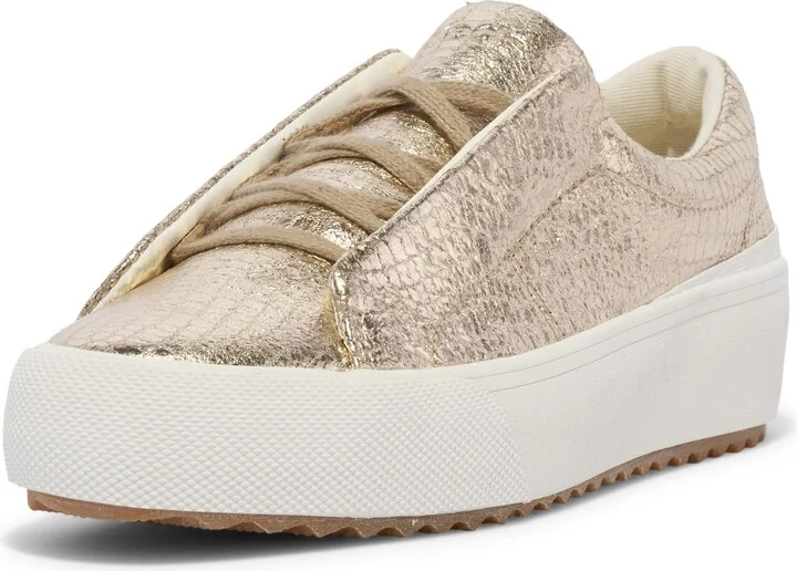 Champagne Embossed Leather