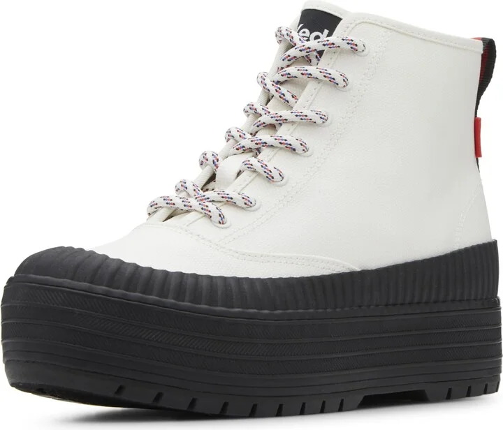 Keds Women's The Platform Mid Lug Weatherized Sneaker