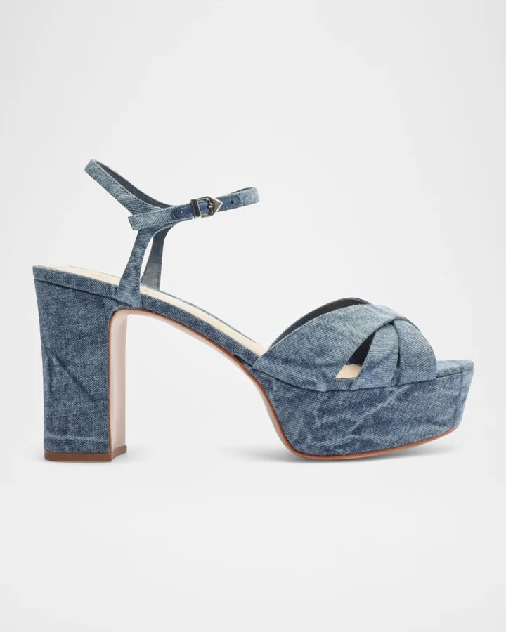 Keefa Ankle-Strap Platform Sandals