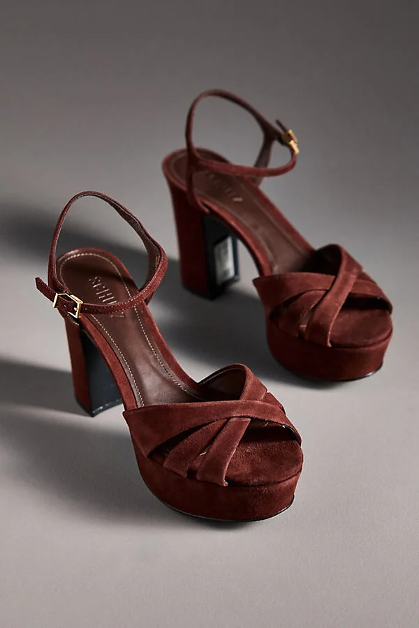 Keefa Criss-Cross Platform Heels - Image 2