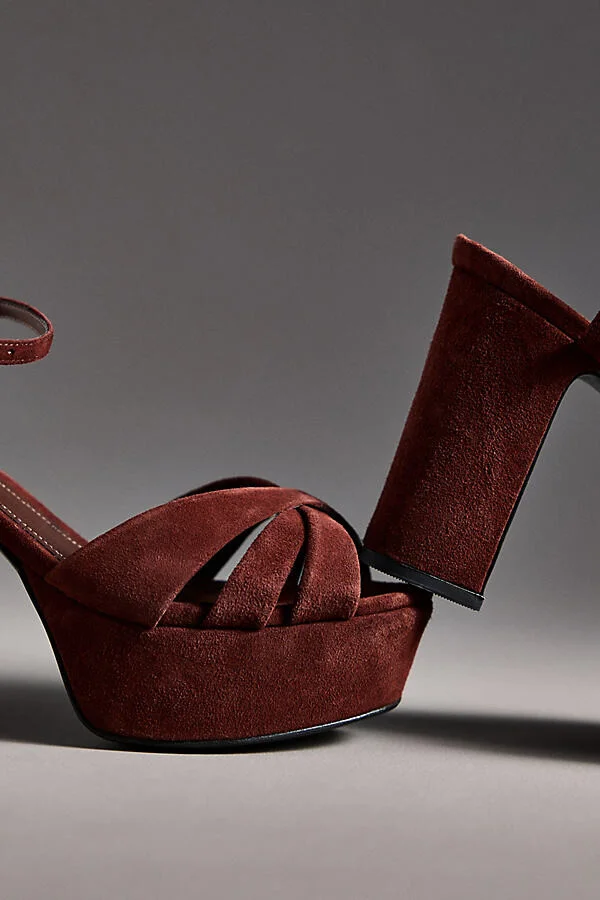 Keefa Criss-Cross Platform Heels - Image 3