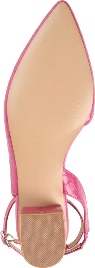 Keefa Croc Embossed Pointed Toe Pump - Image 5