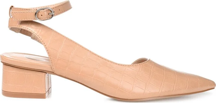 Keefa Croc Embossed Pointed Toe Pump - Image 10