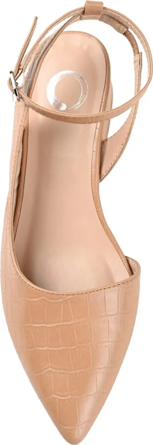 Keefa Croc Embossed Pointed Toe Pump - Image 11