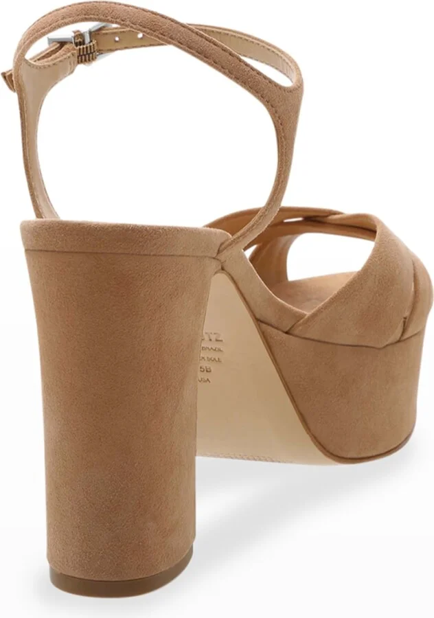 Keefa Nubuck Ankle-Strap Platform Sandals - Image 11