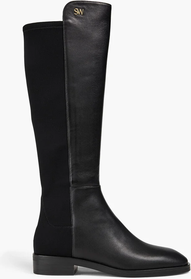 Keelan City microstretch and leather knee boots