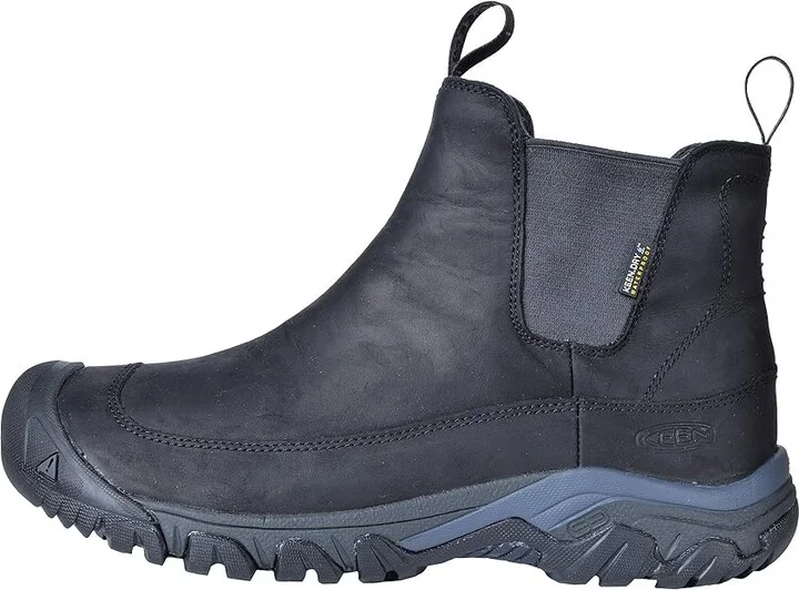 KEEN Anchorage Boot III Waterproof Men's Boots Black/Raven : 9 D - Medium, Leather - Image 6