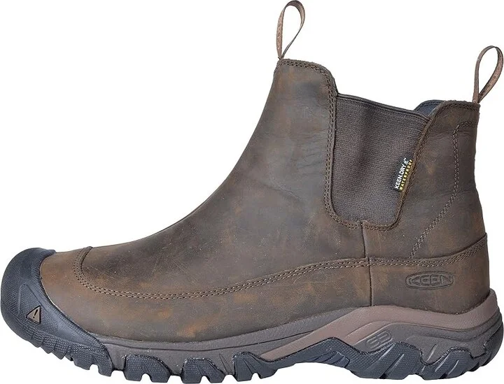 KEEN Anchorage Boot III Waterproof Men's Boots Dark Earth/Mulch : 9.5 D - Medium, Leather - Image 7