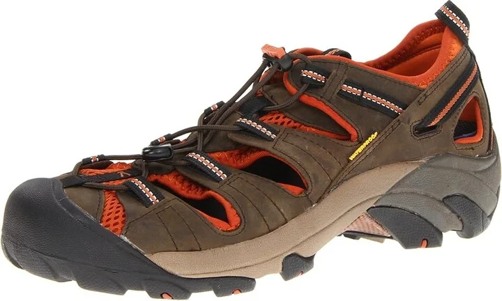 KEEN Arroyo II Men's Hiking Shoes Black Olive/Bombay : 7.5 D - Medium, Leather/Textile - Image 2
