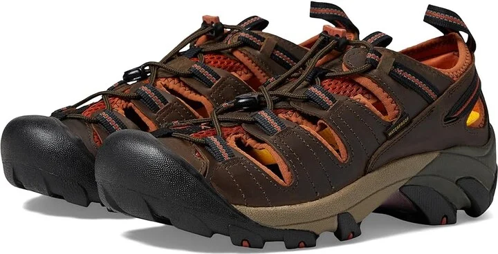 KEEN Arroyo II Men's Hiking Shoes Black Olive/Bombay : 7.5 D - Medium, Leather/Textile