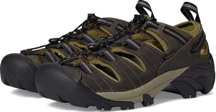 KEEN Arroyo II Men's Hiking Shoes Canteen/Black : 9.5 D - Medium, Leather/Textile