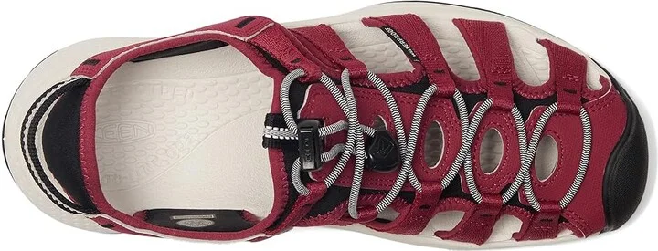 KEEN Astoria West Sandal Women's Shoes Beaujolais/Star White : 8.5 B - Medium, Textile - Image 2