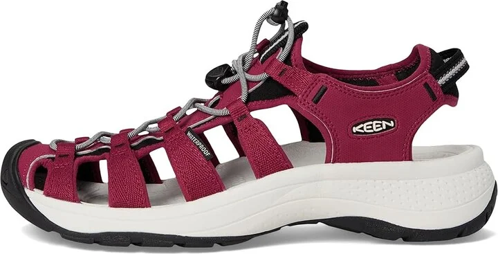 KEEN Astoria West Sandal Women's Shoes Beaujolais/Star White : 8.5 B - Medium, Textile - Image 6