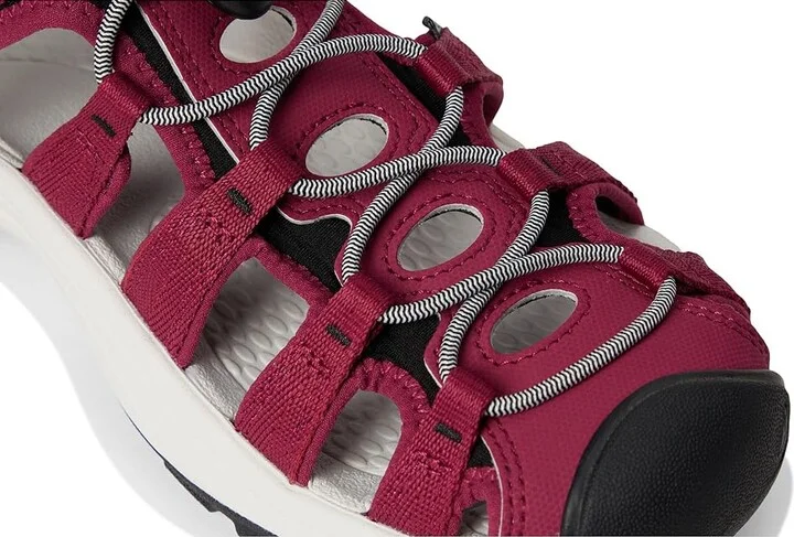 KEEN Astoria West Sandal Women's Shoes Beaujolais/Star White : 8.5 B - Medium, Textile - Image 7