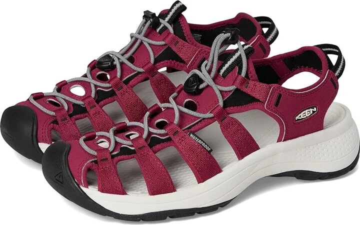 KEEN Astoria West Sandal Women's Shoes Beaujolais/Star White : 8.5 B - Medium, Textile
