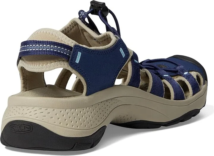 KEEN Astoria West Sandal Women's Shoes Naval Academy/Reef Waters : 9.5 B - Medium, Textile - Image 4