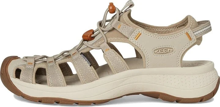 KEEN Astoria West Sandal Women's Shoes Plaza Taupe/Roasted Pecan : 5.5 B - Medium, Textile - Image 6