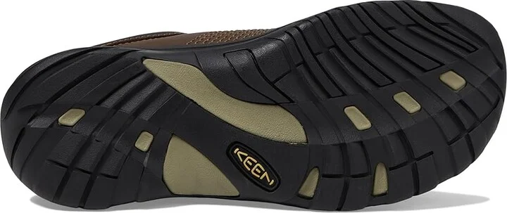 KEEN Austin Men's Shoes Chocolate Brown : 7 D - Medium, Leather - Image 4