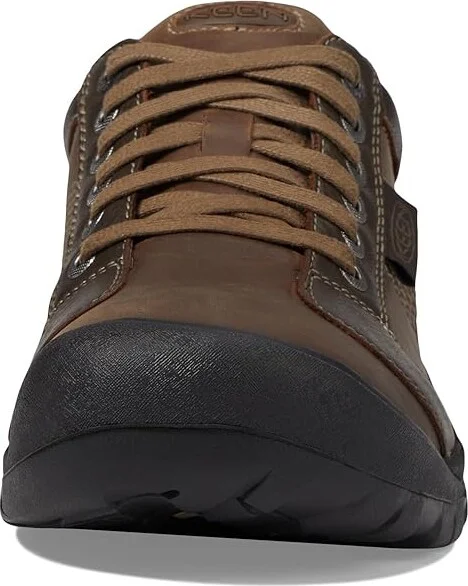 KEEN Austin Men's Shoes Chocolate Brown : 7 D - Medium, Leather - Image 6