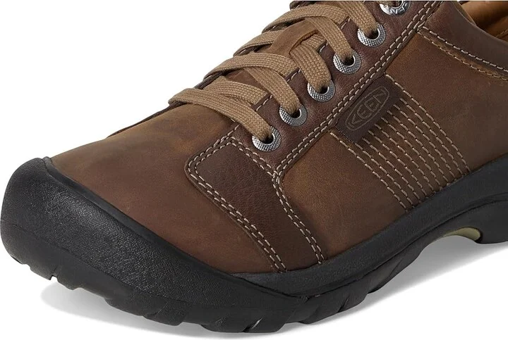 KEEN Austin Shoes Men's Shoes Chocolate Brown : 7.5 EE - Wide, Leather - Image 7