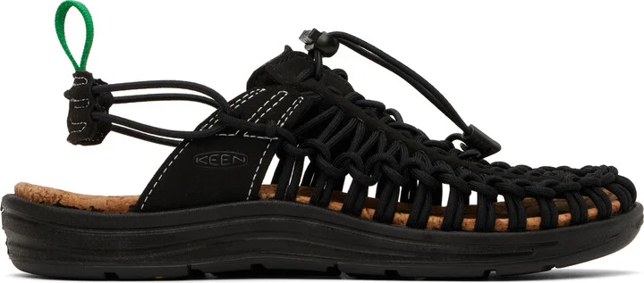 KEEN Black UNEEK II Convertible Sandals