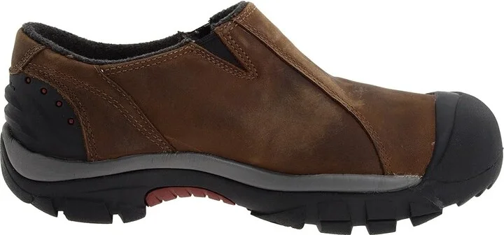 KEEN Brixen Lo Men's Cold Weather Boots Slate Black/Madder Brown : 7 D - Medium, Leather/Nubuck/Suede - Image 8