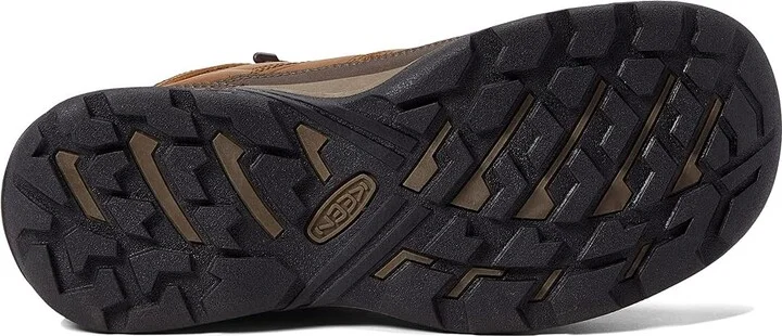 KEEN Circadia Mid Waterproof Men's Waterproof Boots Bison/Brindle : 9 D - Medium, Leather/Textile - Image 3