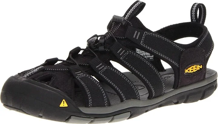 KEEN Clearwater CNX Men's Shoes Black/Gargoyle : 7 D - Medium, Synthetic/Textile - Image 2