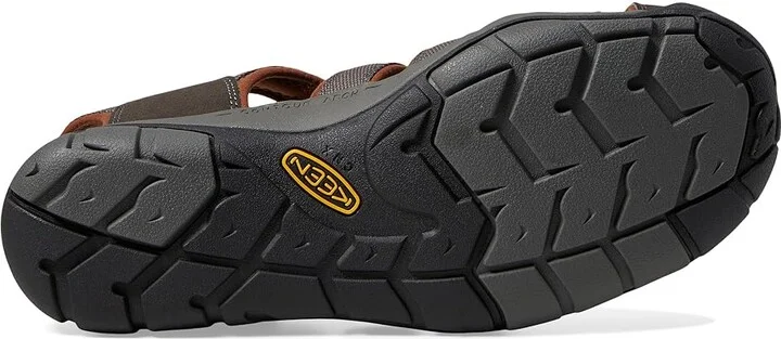 KEEN Clearwater CNX Men's Shoes Raven/Tortoise Shell : 9.5 D - Medium, Synthetic/Textile - Image 4