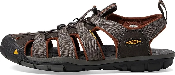 KEEN Clearwater CNX Men's Shoes Raven/Tortoise Shell : 9.5 D - Medium, Synthetic/Textile - Image 7