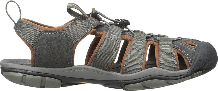 KEEN Clearwater CNX Men's Shoes Raven/Tortoise Shell : 9.5 D - Medium, Synthetic/Textile - Image 8