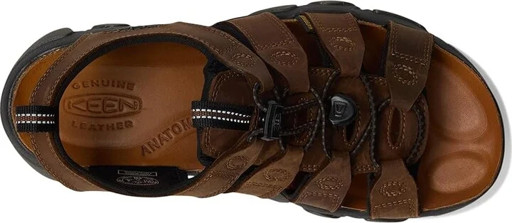 KEEN Daytona II Sandal Men's Shoes Bison/Black : 9.5 D - Medium, Leather - Image 2