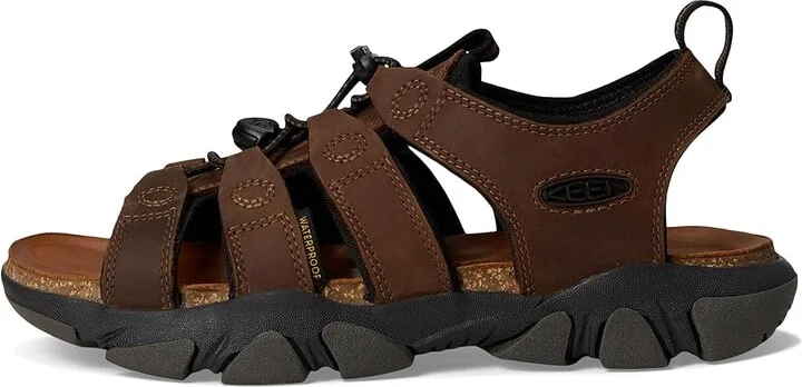KEEN Daytona II Sandal Men's Shoes Bison/Black : 9.5 D - Medium, Leather - Image 6