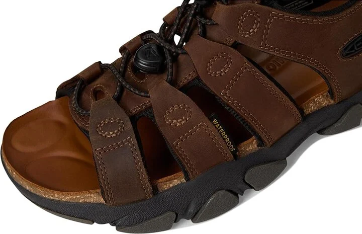 KEEN Daytona II Sandal Men's Shoes Bison/Black : 9.5 D - Medium, Leather - Image 7