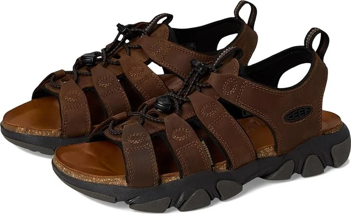 KEEN Daytona II Sandal Men's Shoes Bison/Black : 9.5 D - Medium, Leather