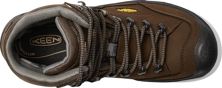 KEEN Durand II Mid WP Men's Waterproof Boots Cascade Brown/Gargoyle : 10 E - Wide, Leather - Image 3