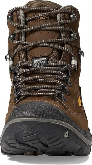 KEEN Durand II Mid WP Men's Waterproof Boots Cascade Brown/Gargoyle : 10 E - Wide, Leather - Image 4