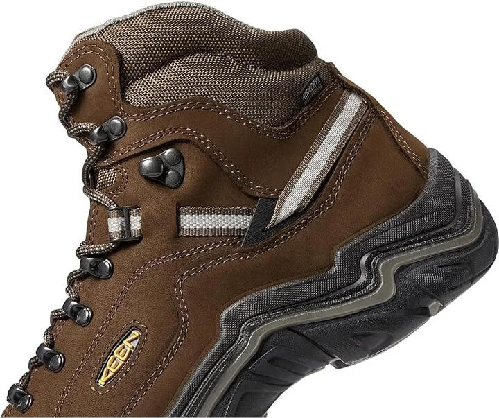 KEEN Durand II Mid WP Men's Waterproof Boots Cascade Brown/Gargoyle : 10 E - Wide, Leather - Image 5