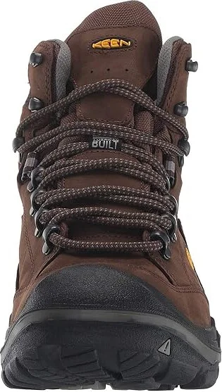 KEEN Durand II Mid WP Men's Waterproof Boots Cascade Brown/Gargoyle : 10 E - Wide, Leather - Image 6
