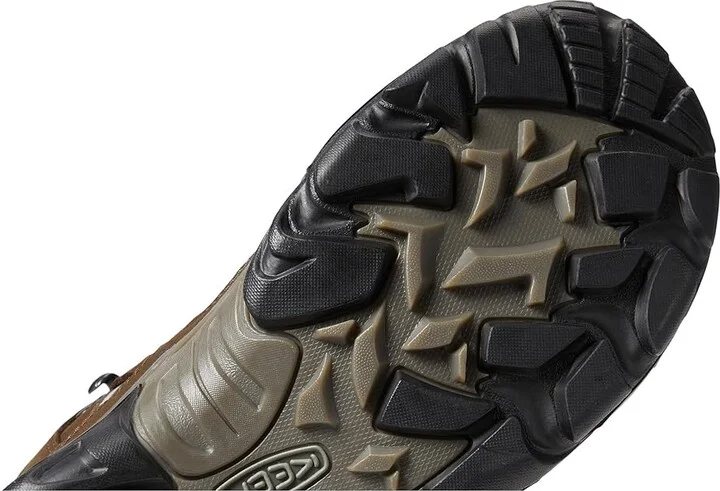 KEEN Durand II Mid WP Men's Waterproof Boots Cascade Brown/Gargoyle : 10 E - Wide, Leather - Image 8