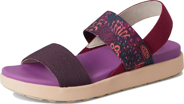 KEEN Elle Backstrap Women's Shoes Beaujolais/Plum Perfect : 10 B - Medium, Synthetic - Image 5
