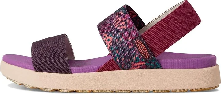 KEEN Elle Backstrap Women's Shoes Beaujolais/Plum Perfect : 10 B - Medium, Synthetic - Image 6