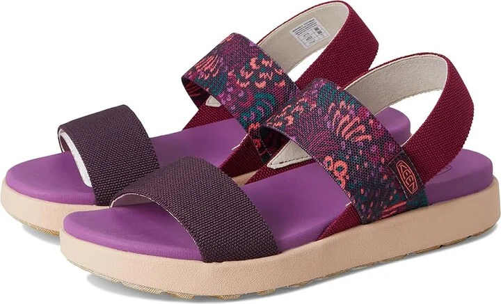 KEEN Elle Backstrap Women's Shoes Beaujolais/Plum Perfect : 10 B - Medium, Synthetic