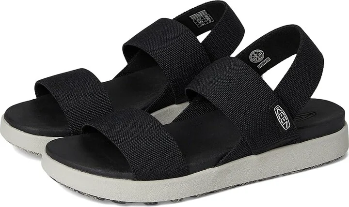 KEEN Elle Backstrap Women's Shoes Black : 8 D - Wide, Synthetic