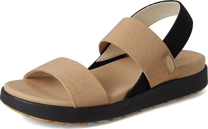 KEEN Elle Backstrap Women's Shoes Cornstalk/Black : 6.5 B - Medium, Synthetic - Image 5